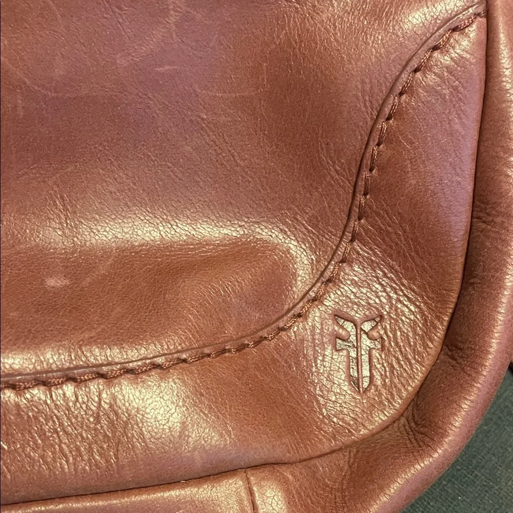 Frye Leather Crossbody Bag in Dusty Rose